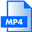 MP4 File Extension Icon 32x32 png